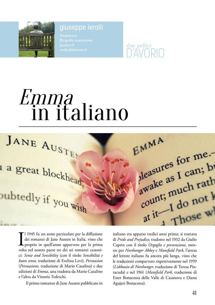 Emma In Italiano Jane Austen Society Of Italy Jasit